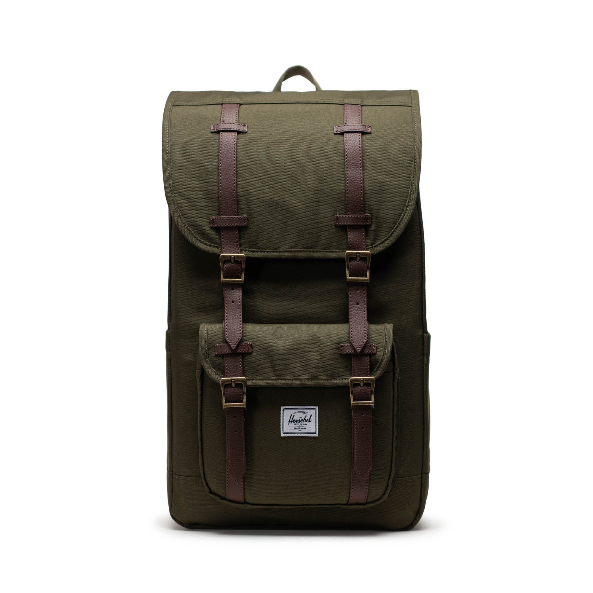Haki Herschel Little America Su İtici Kumaş Sırt Çantası, 16" Laptop Uyumlu, 30 L